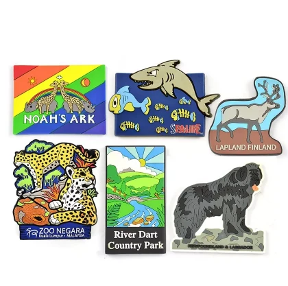 Rubber Zoo Souvenirs Mini Magnetic