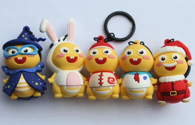 3D Cartoon figure doll keychain 3D Cartoon figure doll keychain