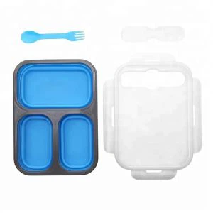 Pietūs be BPA silikoninių skyrių