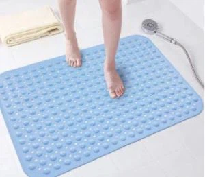 Silikoninis neslystantis vonios kambario grindų dušo kilimėlis