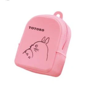 Mažas Cartoon Spausdinti Silikono gumos monetų piniginė