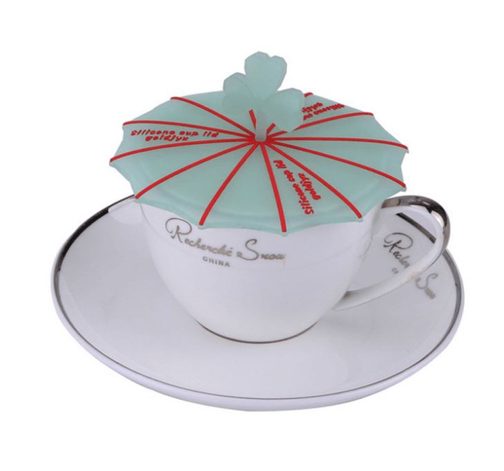 Cartoon Silicone Rubber Stretch Mug Cup Lid For Coffee Cup