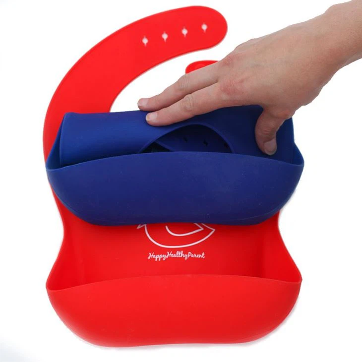 Customized Silicone Infant Baby Bucket Bib