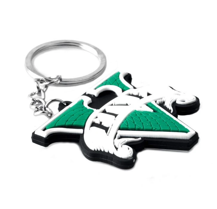 Hot Sell Brand Silicone Keychain Keyring Holders