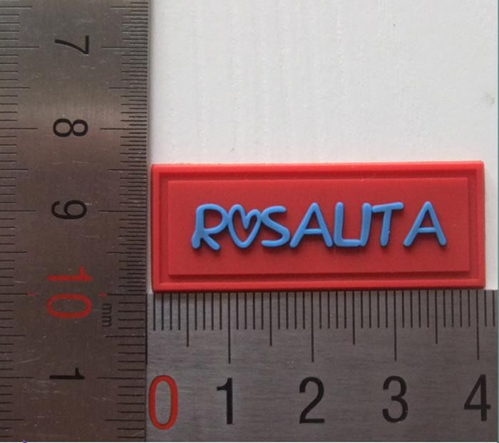 Logo Trademark Silicone Rubber Label PVC Label