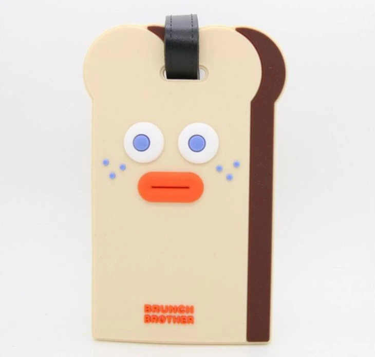 New Boarding Pass Tags 3d Silicone Luggage Tag