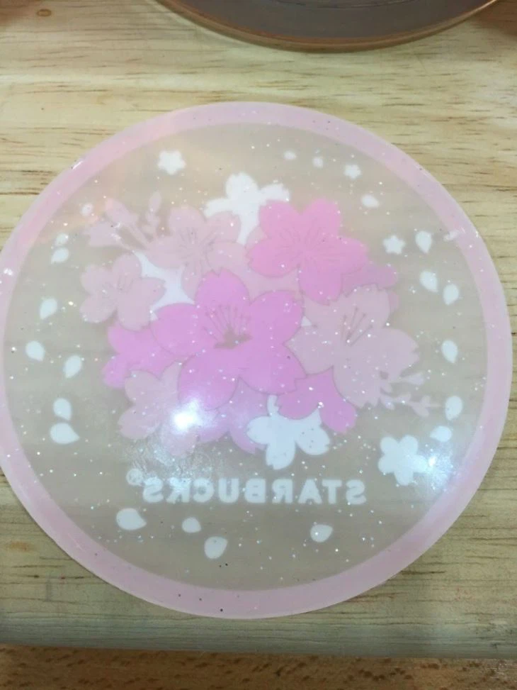 Promotional Clear PVC Drink Coasters