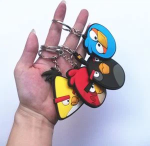 Populiarios reklaminės dovanos 2D/3D PVC paukščių raktų pakabukai
