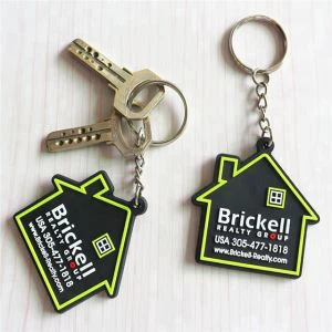Namo formos PVC raktų pakabukas nekilnojamojo turto reklaminės dovanos