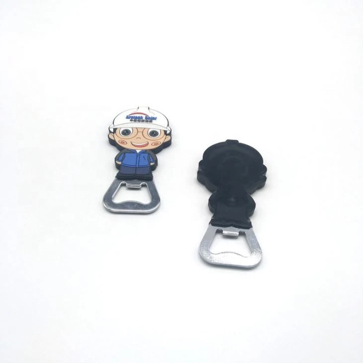 3D Funny Shape Silicone/PVC Soft Beer Bottle Opener