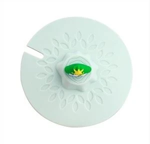 Glass Mark Soft Silicone Coffee Cup Lid Dust-proof Silikono stiklo dangtelio taurė Sandarinimo dangtis