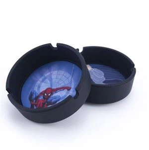 Nauja spausdinta nešiojama atsparumo karščiui silikoninė cigaro peleninė